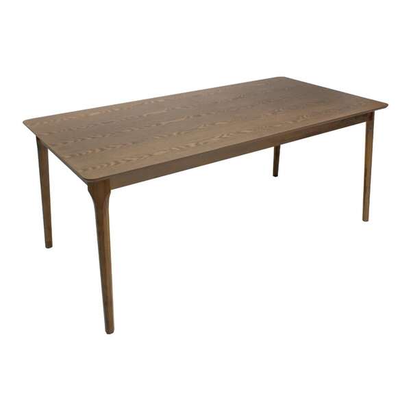 Mesa de comedor rectangular madeira chapa 180