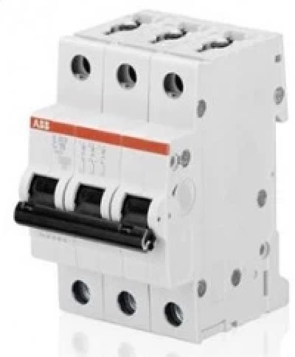 MINI interruptor 3 polos 20 A S200 ABB S203-C20
