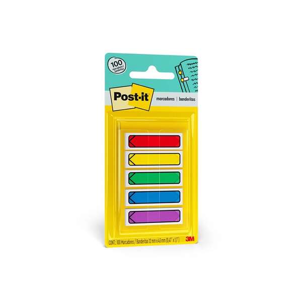 Minibanderitas Flecha Colores Primarios 100 Banderitas 70005247963
