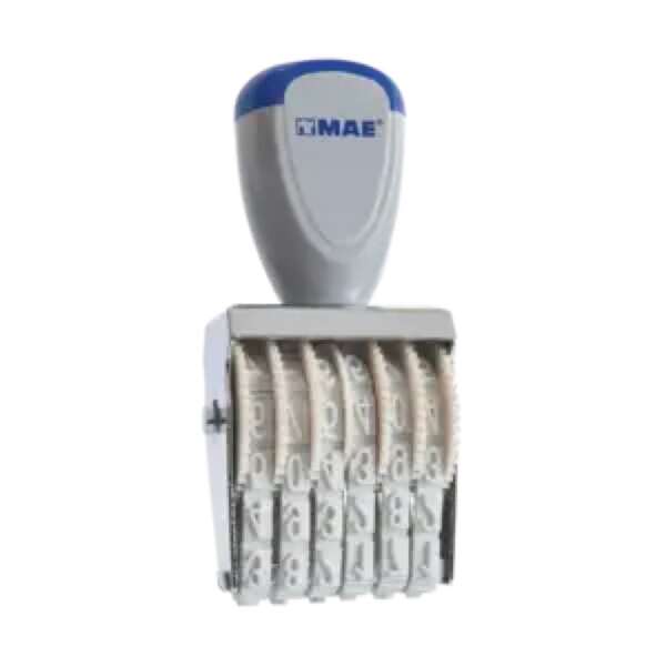 Numerador Mae 4 mm de 6 dígitos