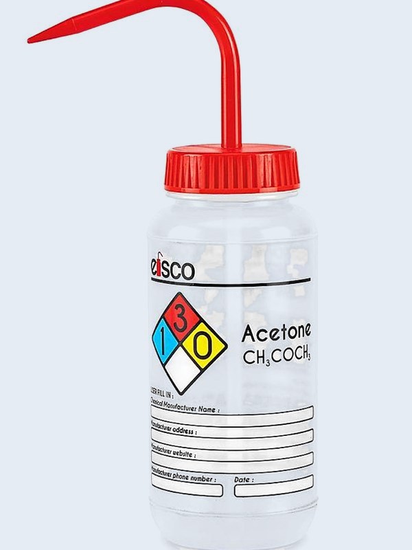 Pisetas de Seguridad - "Acetone", 500 mL