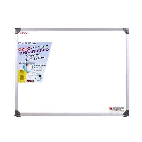 Pizarron Blanco 60X45 Marco Aluminio Pcb060045