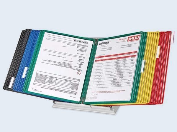 Portadocumentos, escritorio, 30 fundas