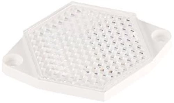 Reflector rectangular angular para sensor SICK PL50A