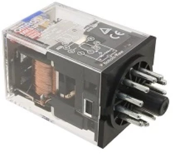 Relevador 8PIN 24VDC DC24 Omron MKS3PIN-5