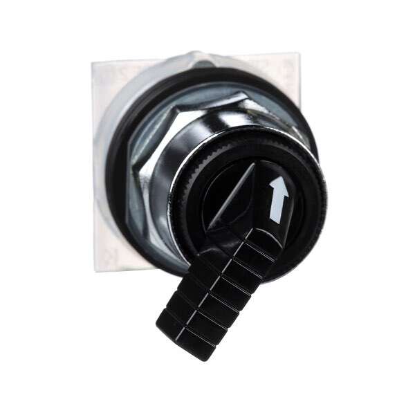 Selector negro Ø 30 mango largo de 2 posiciones