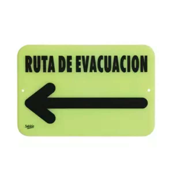 Señalización Azor Ruta de Evacuación