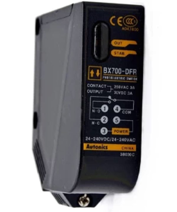 Sensor fotoeléctrico 24-240VDC Autonics BX700-DFR