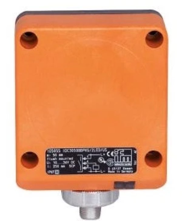 Sensor inductivo rectangular 10-140V AC/ IFM Efector ID0039