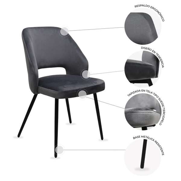 Set de 2 sillas asturias Z001