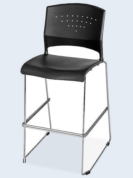 Silla alta de plástico