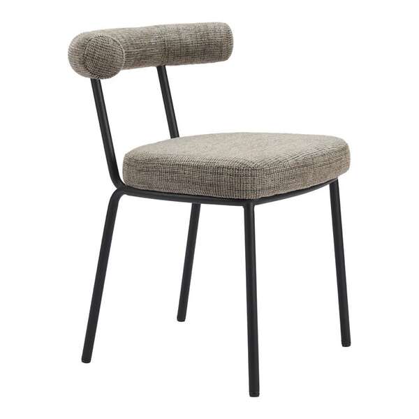 Silla comercial para cafetería, ZUO KEDE, verde tweed