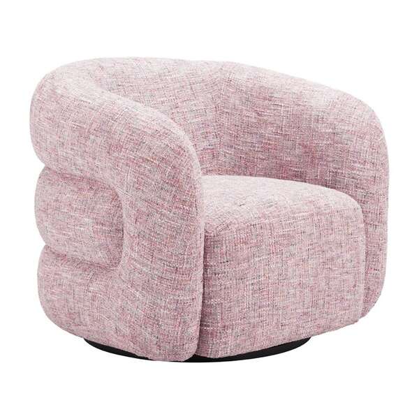 Silla comercial para restaurante, ZUO REFINE, rosa tweed
