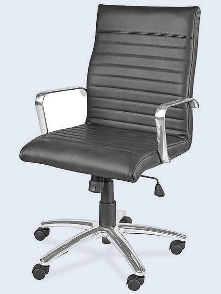 Silla moderna de piel