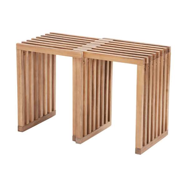 Taburete de intemperie para restaurante, ZUO RIVIERA, natural