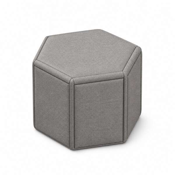 Taburete hexagon tapizado, VERSA OFFSET