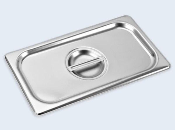 Tapas para Insertos de Acero Inoxidable para Mesa Caliente - Tamaño de 1 ⁄ 3