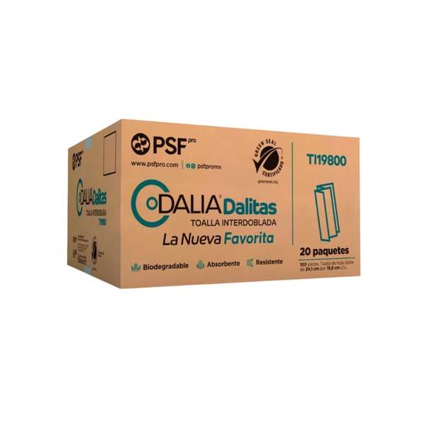 Toalla interdoblada Dalitas 20/100 hojas.