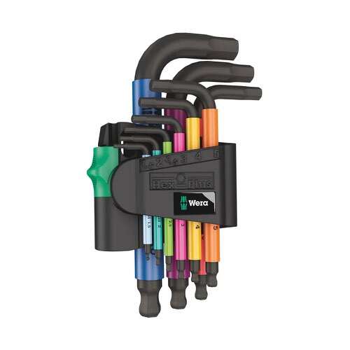 Wera Juego De 9 Llaves Hex Aco 1.5-10MM 950/9 Hex Plus Mul
