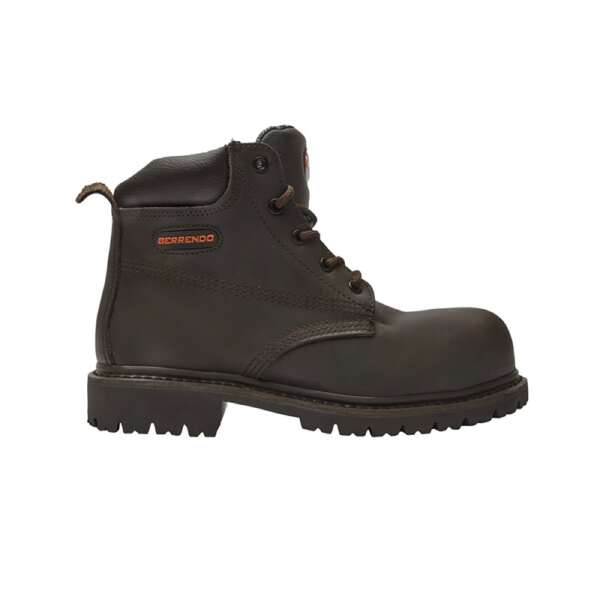 Zapato con casco dieléctrico astiplex Berrendo café 154 pP+D